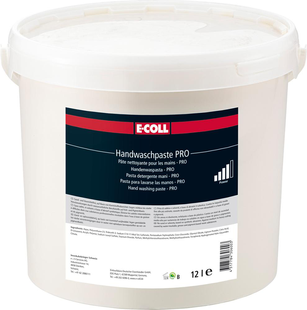 Handwaschpaste Premium Qualität 12 L Eimer E-COLL