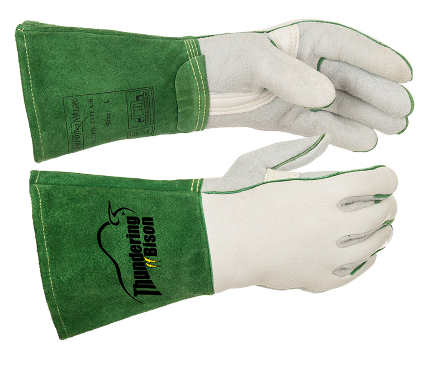 Sale - MIG/MAG-Handschuhe ThunderingBison - verstärkte Hand M