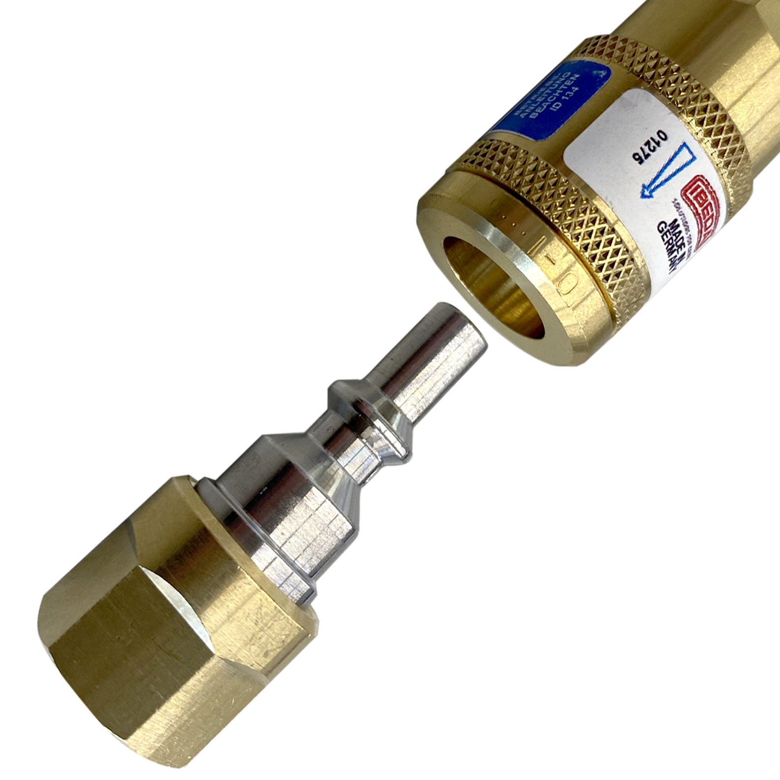 Schlauchkupplung DKT-W Sauerstoff 9 mm Schlauchkupplung DKT-W Sauerstoff 9 mm