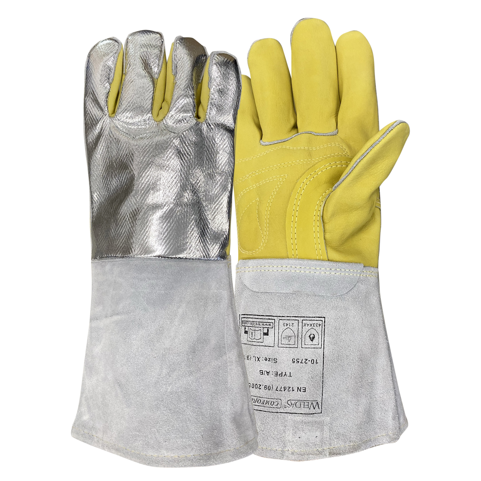 MIG/MAG-Handschuhe Comfoflex L alubeschichtet