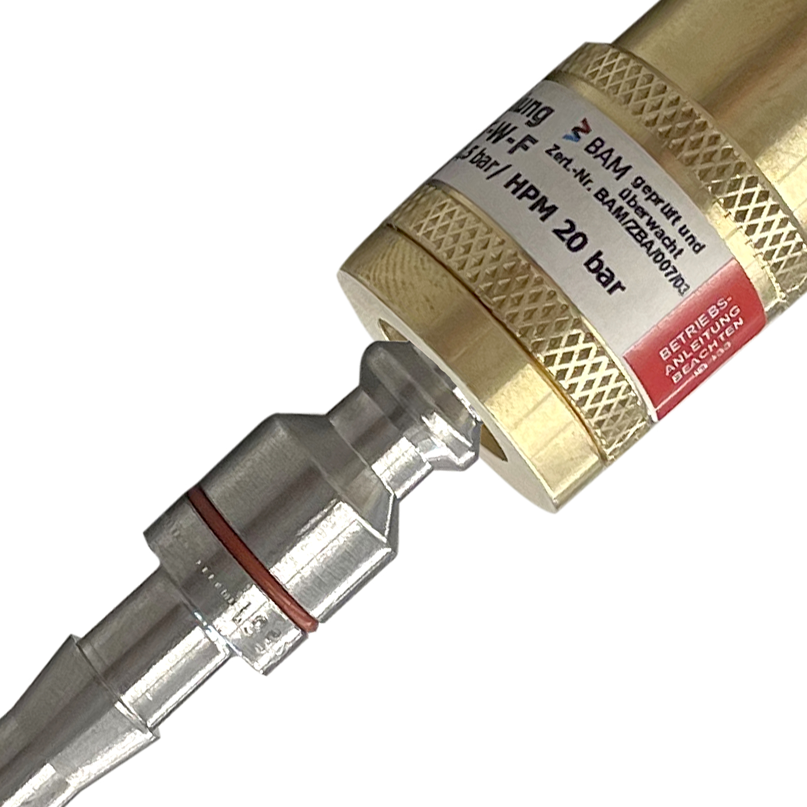 Schlauchkupplung DKT-W Brenngas 6,3 mm