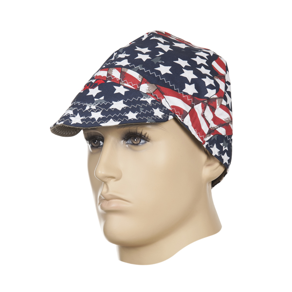 Kopfschutz Cap USA Fahne 62 cm