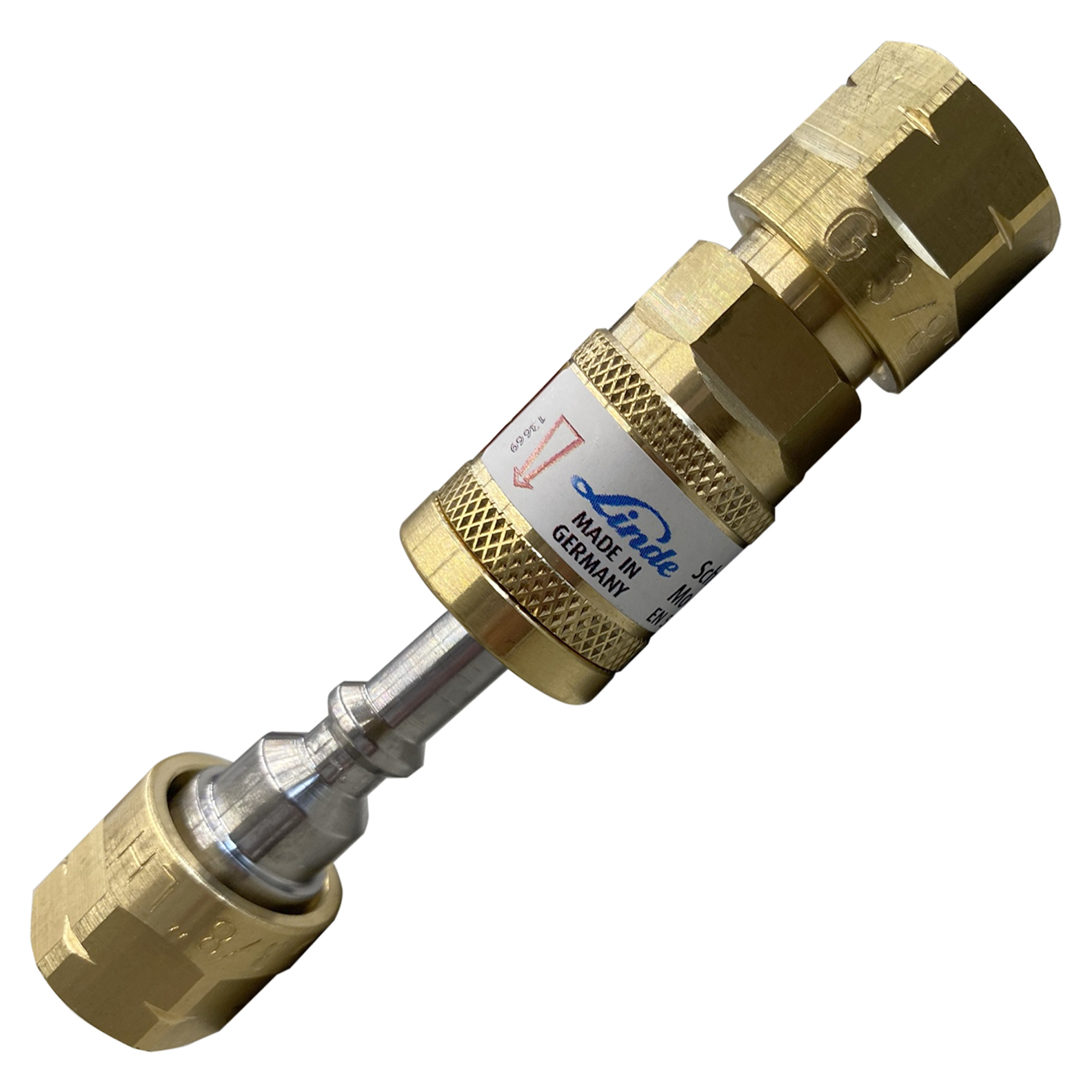 Schlauchkupplung DKD-W Brenngas G 3/8 LH