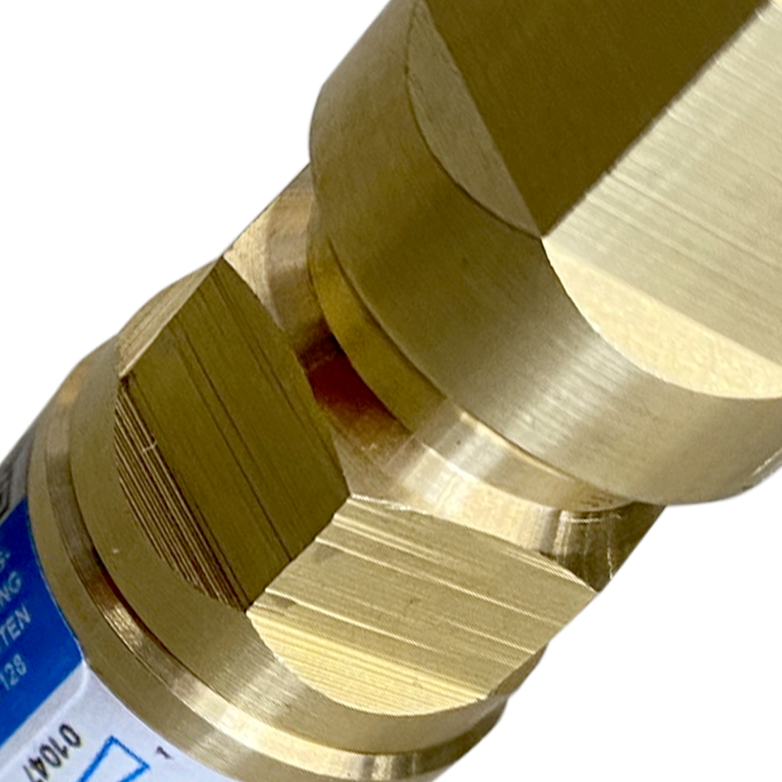 Set Schlauchkupplung + Stift DKD Sauerstoff G 1/4 RH