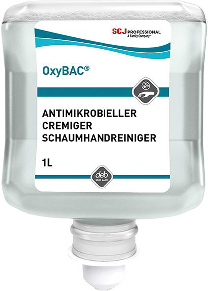 OxyBac® FOAM Wash Schaumhandreiniger 1 l Kartusche Antimikrobielle Handrein.