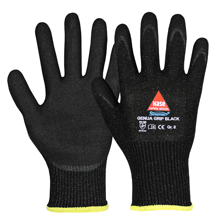 Montagehandschuhe Genua Grip Black 8