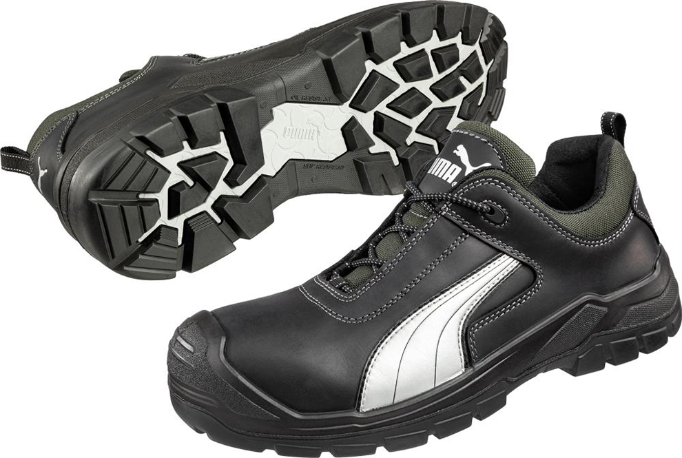 Halbschuh 640720, S3, Gr. 47, schwarz Puma