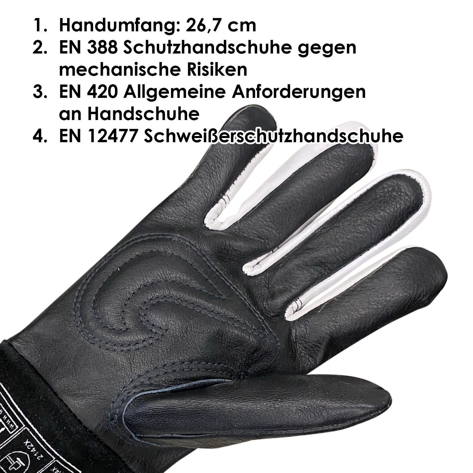 WIG-Handschuhe SOFTouch black L