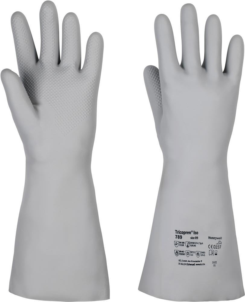 Chemikalienschutzhandschuh Tricopren® ISO 789