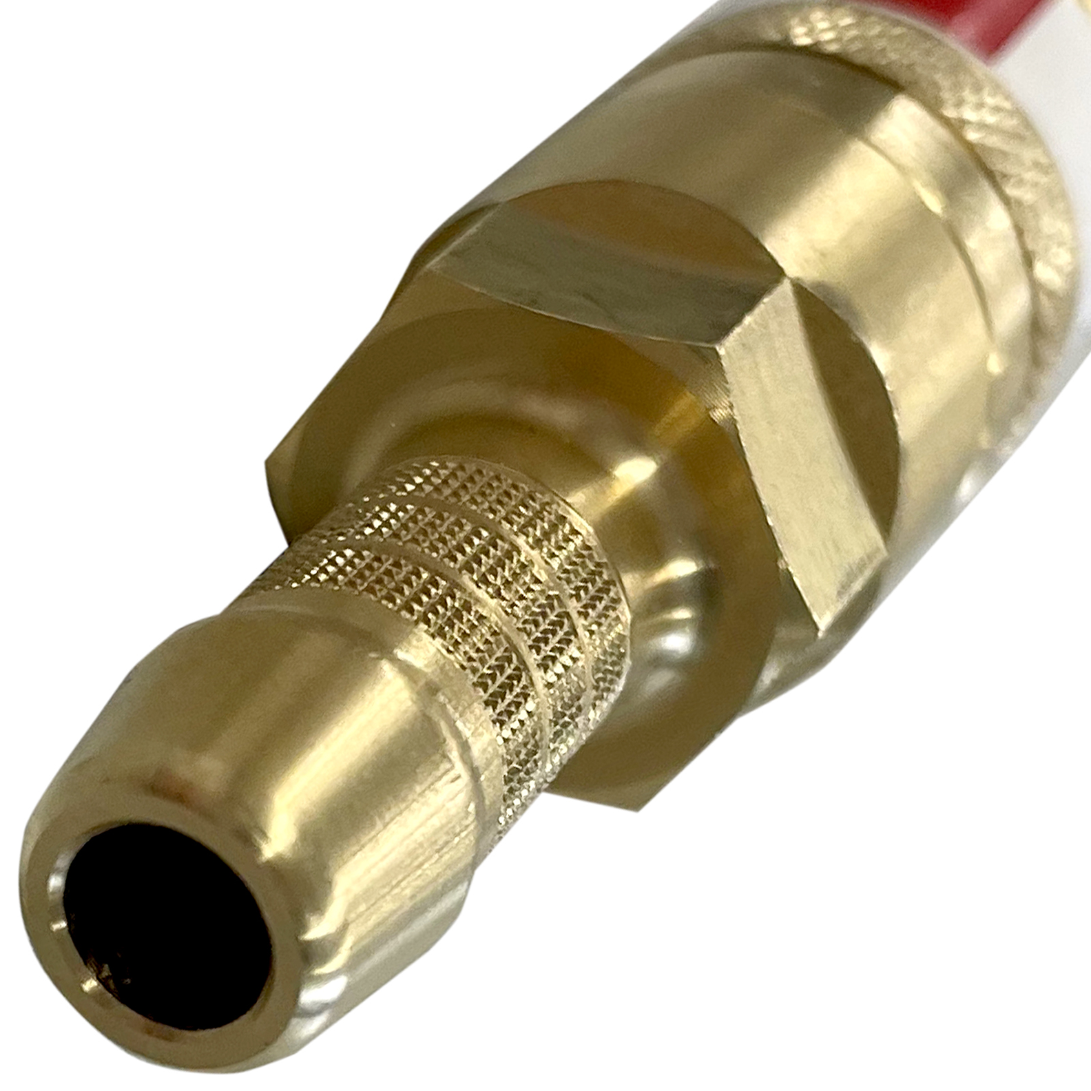 Schlauchkupplung NKT Brenngas Messing 9,0 mm