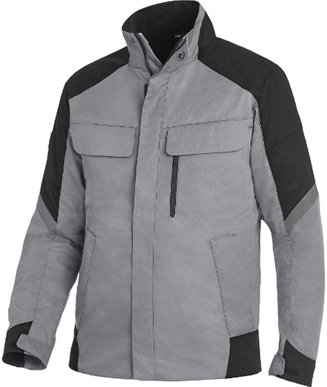 Jacke Frank, Softshell, Gr. 2XL, grau/schwarz FHB