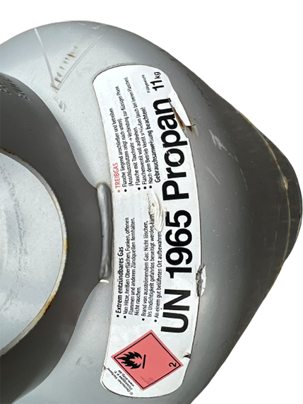 11 kg Treibgas Füllung im Tausch Click & Go - UN 1965