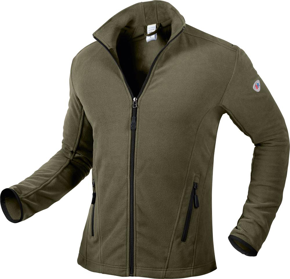 Fleecejacke Herren 1694, oliv, Gr. 2XL