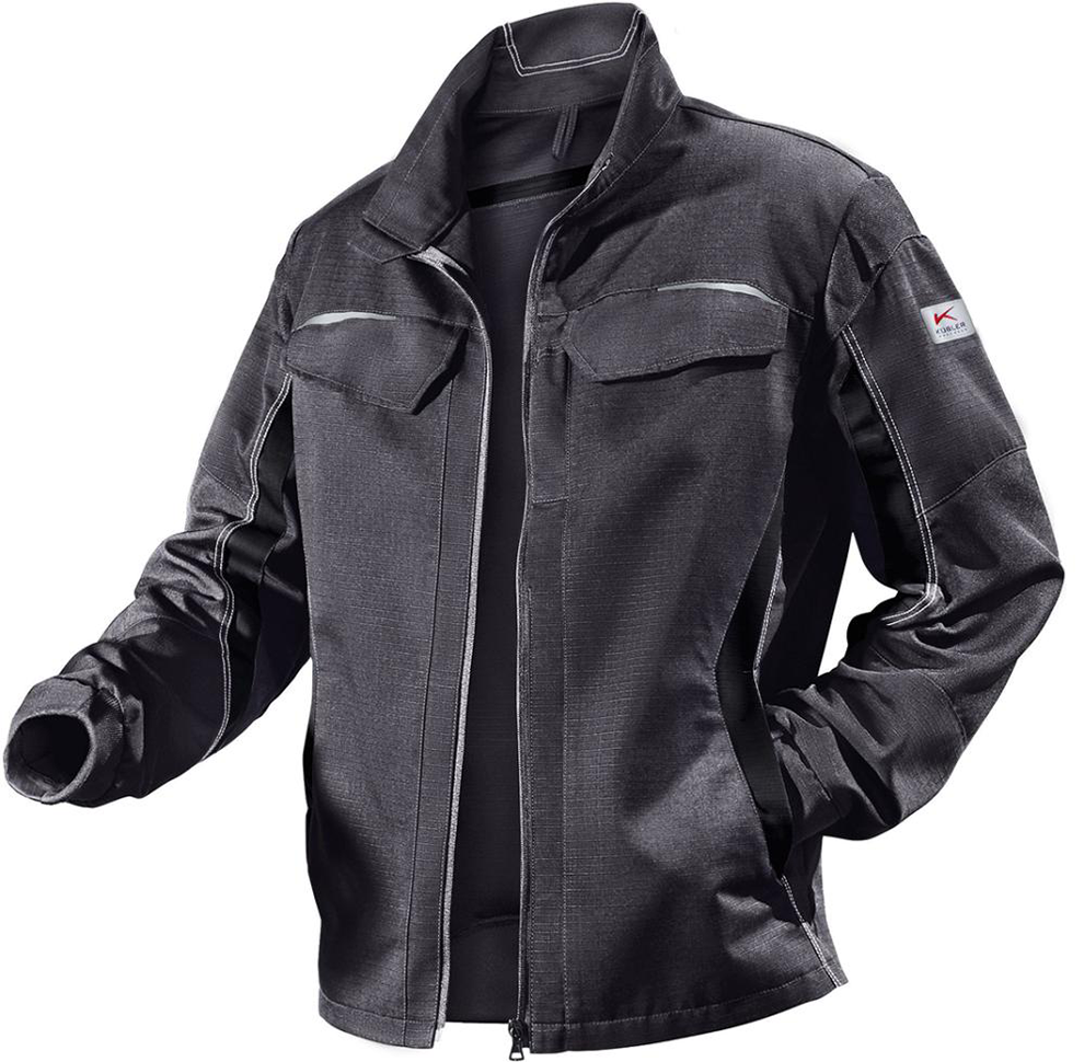 Jacke PULSSCHLAG, Gr. 50, anthrazit/schwarz
