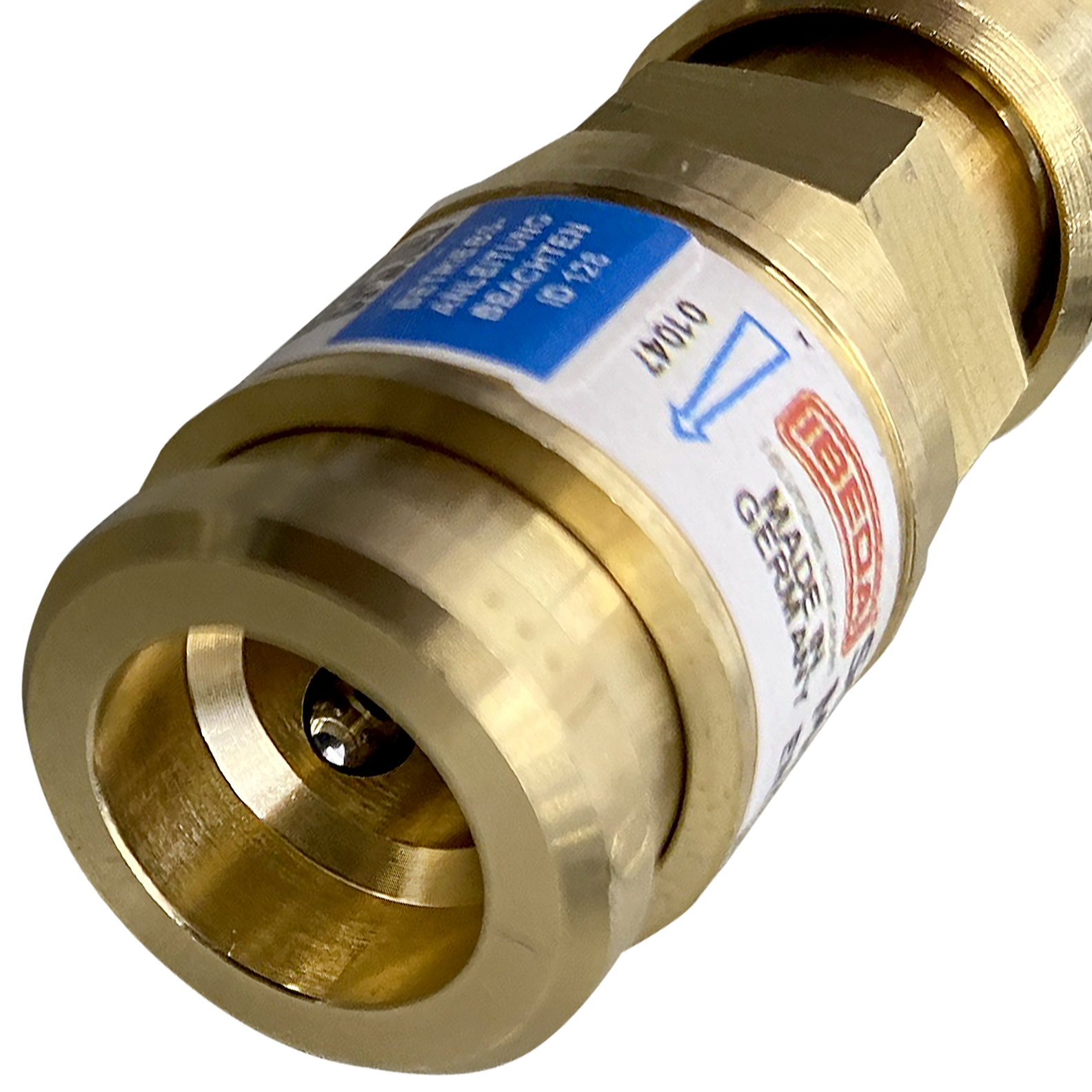 Set Schlauchkupplung + Stift DKD Sauerstoff G 1/4 RH