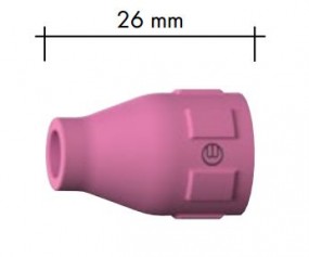 Gasdüse Keramik Standard Ø 10,0 mm Länge 26,0 mm