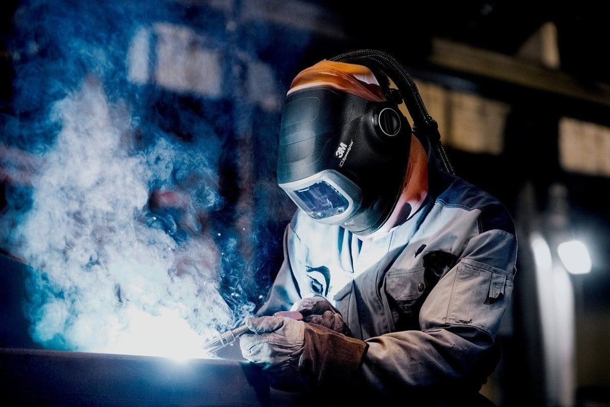 3M™ G5-01 Schweißmaske, mit TW ADF, mit Adflo High Altitude Atemschutz