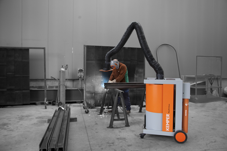 Kemper MaxiFil Clean Absauggerät, Schlauchausführung 4 m Arm