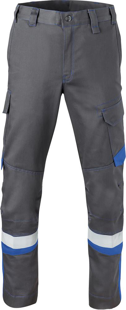 Bundhose, 80340, Gr. 50, kohlengrau/blau