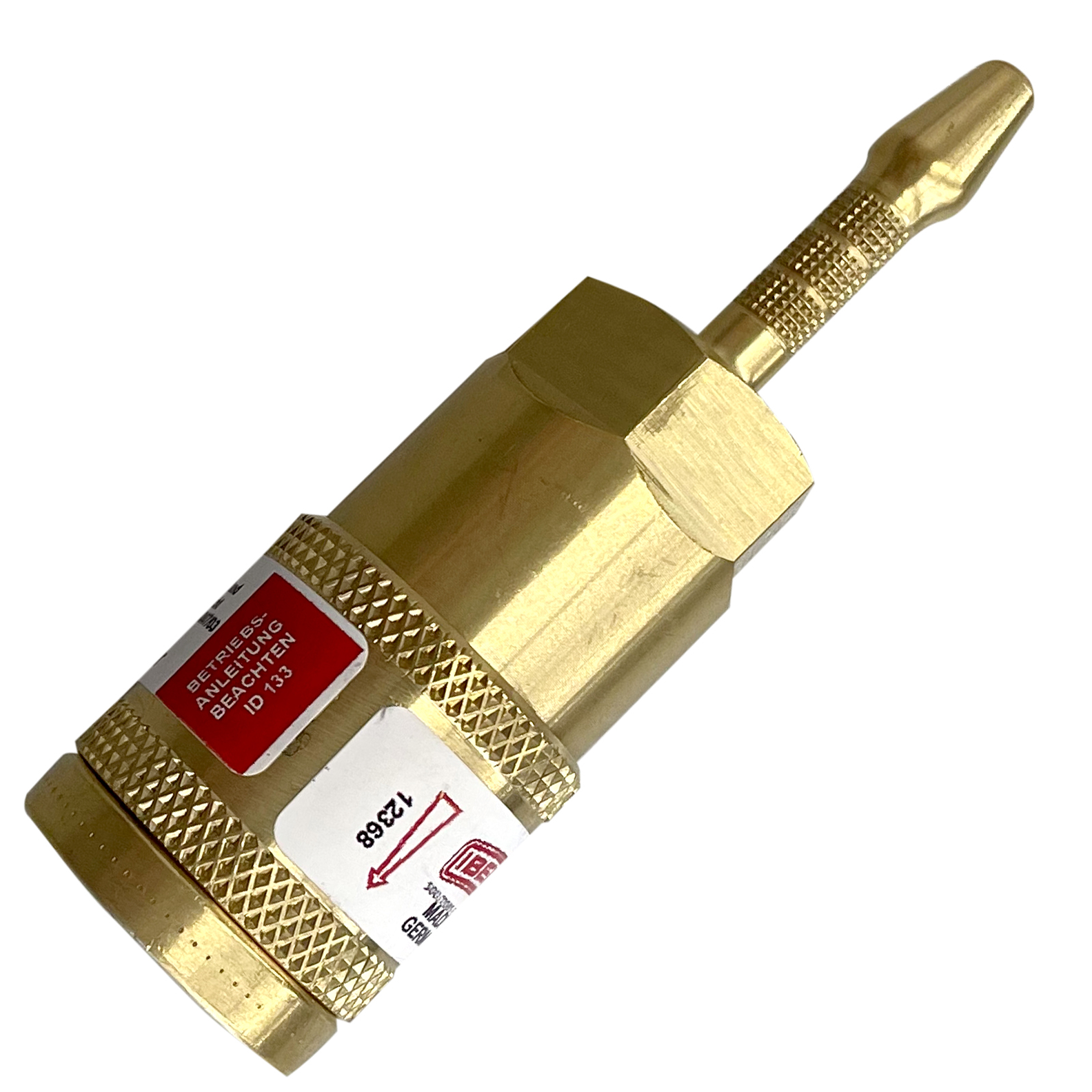 Schlauchkupplung DKT-W Brenngas 4 mm