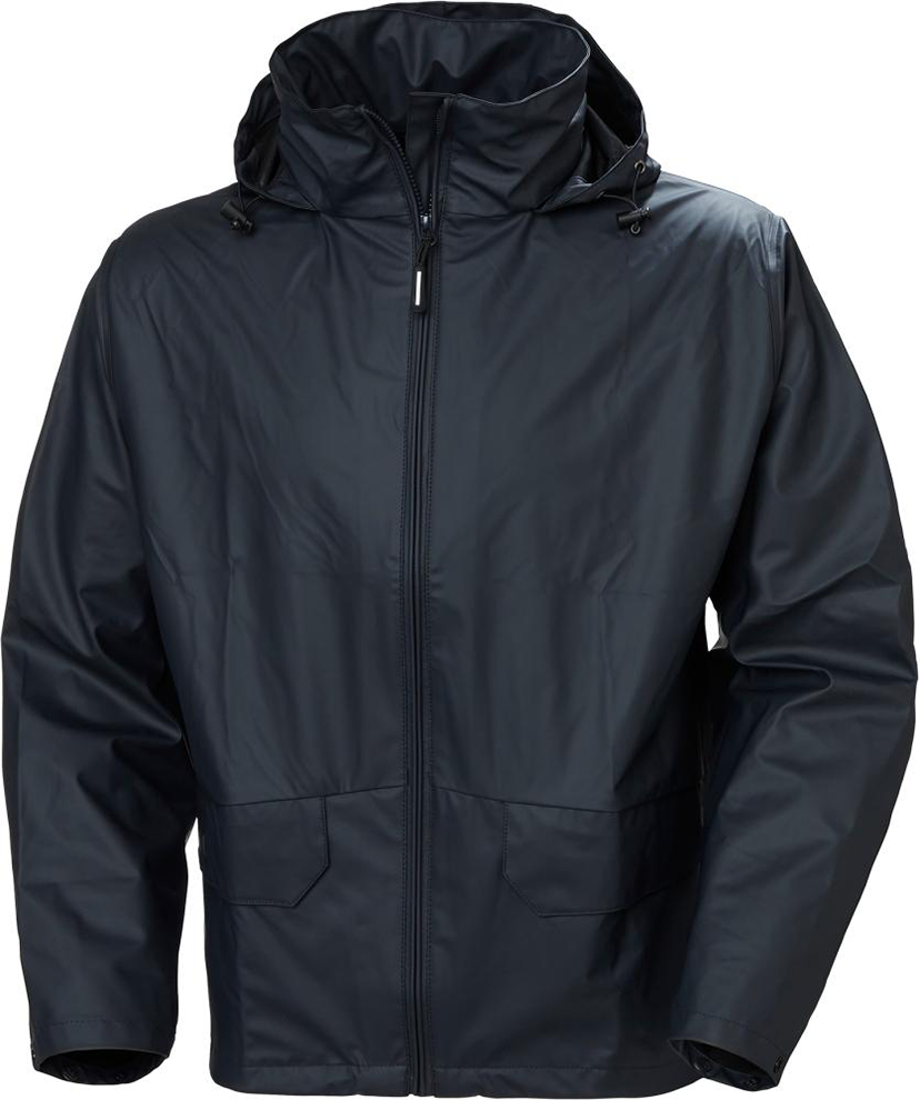 RegenjackeVoss, PU-Stretch Gr. M, navy