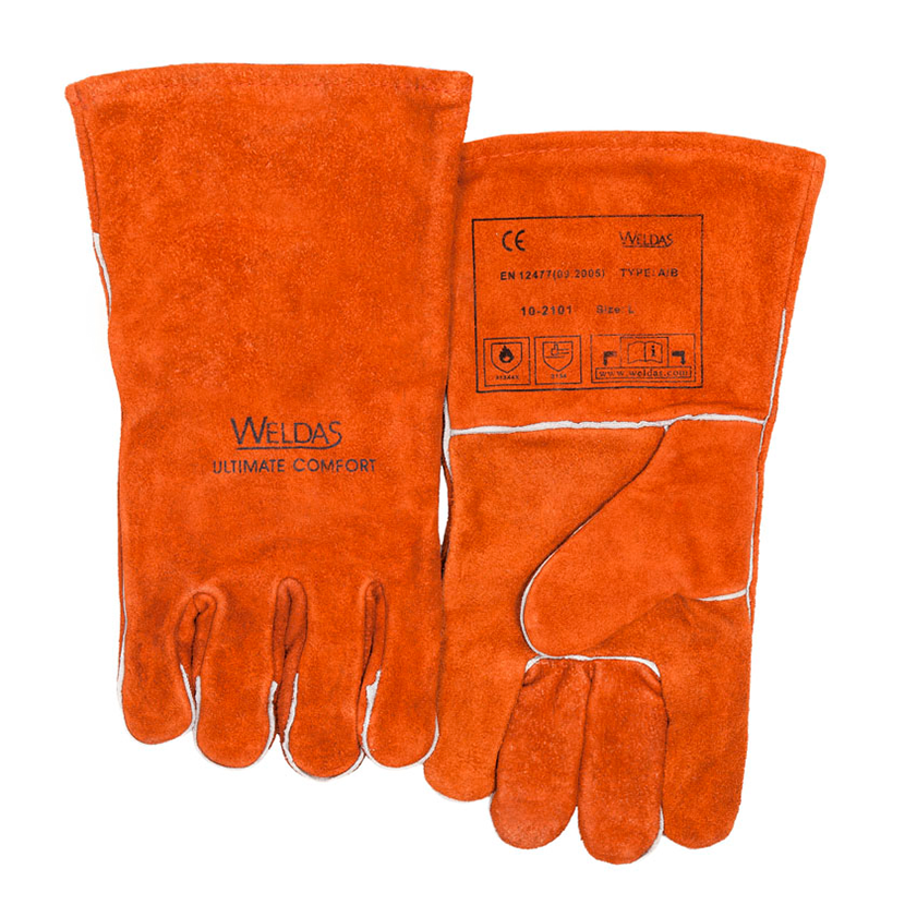 MIG/MAG-Handschuhe rot L