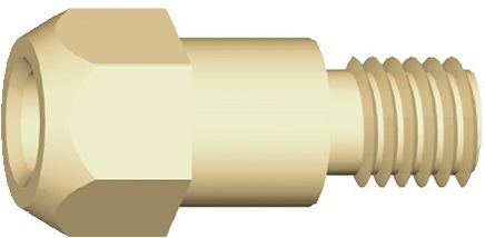 Düsenstock M6, Länge 22 mm Düsenstock M6, Länge 22 mm