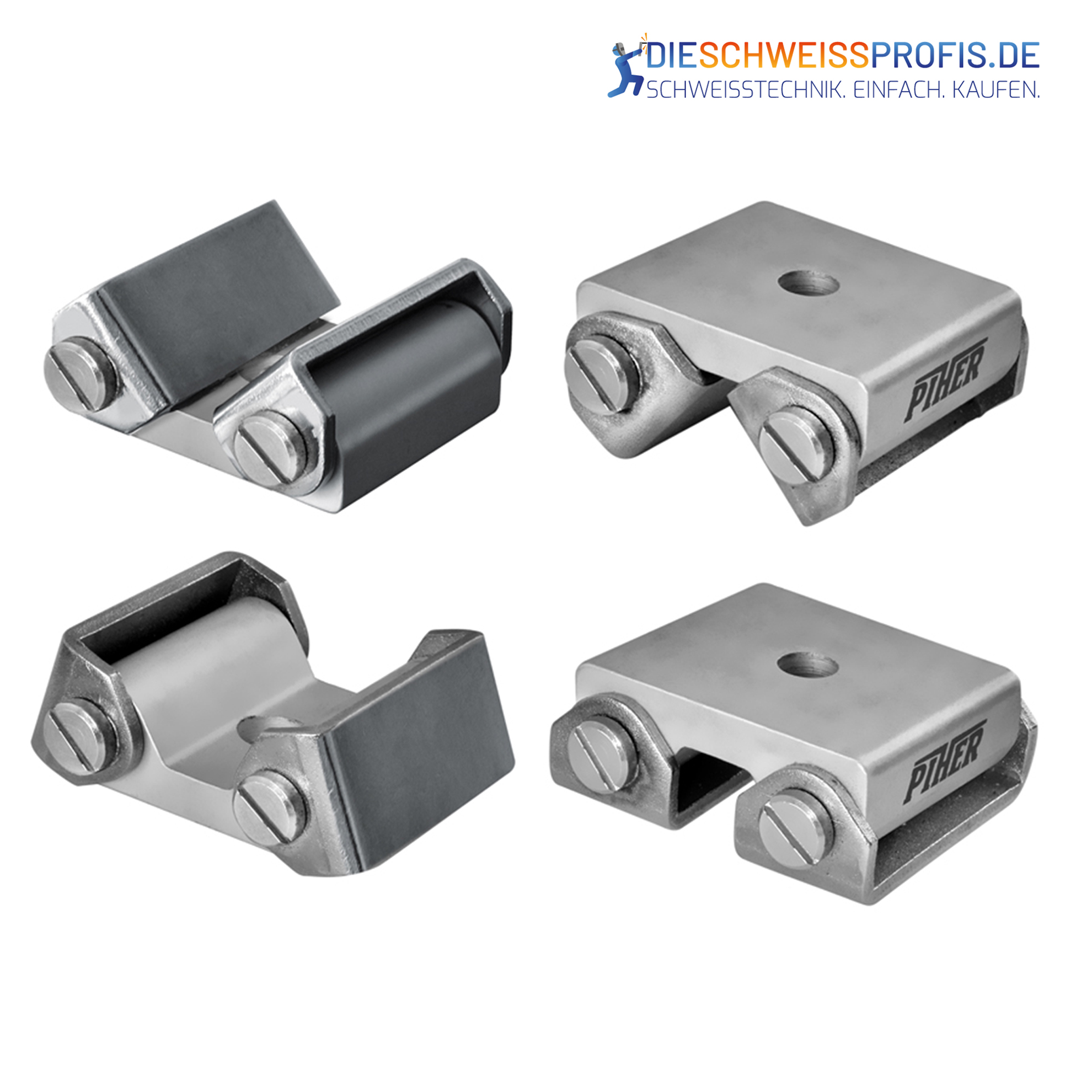 2 x Rohradapter für Spannelemente 2 x Rohradapter für Spannelemente