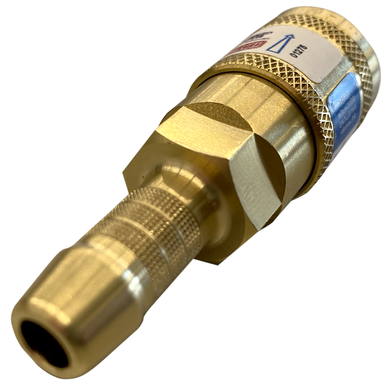 Schlauchkupplung DKT-W Sauerstoff 9 mm Schlauchkupplung DKT-W Sauerstoff 9 mm