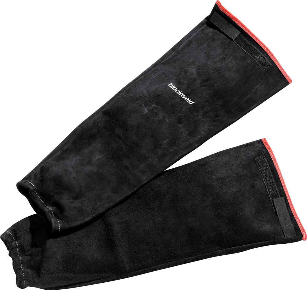 Spaltleder Ärmel 60 cm Klettverschluss BLACKWELD