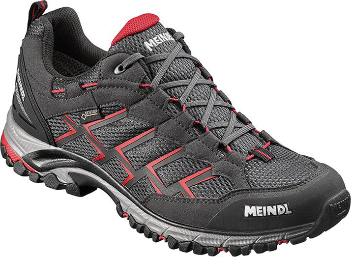 Sportschuh 3825-01, Gr. 7, schwarz/rot