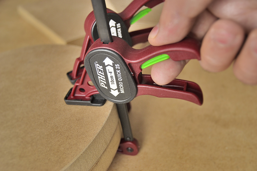 Micro Quick - Schraubzwinge 25 kg Spannkraft - 2er Set 20 cm