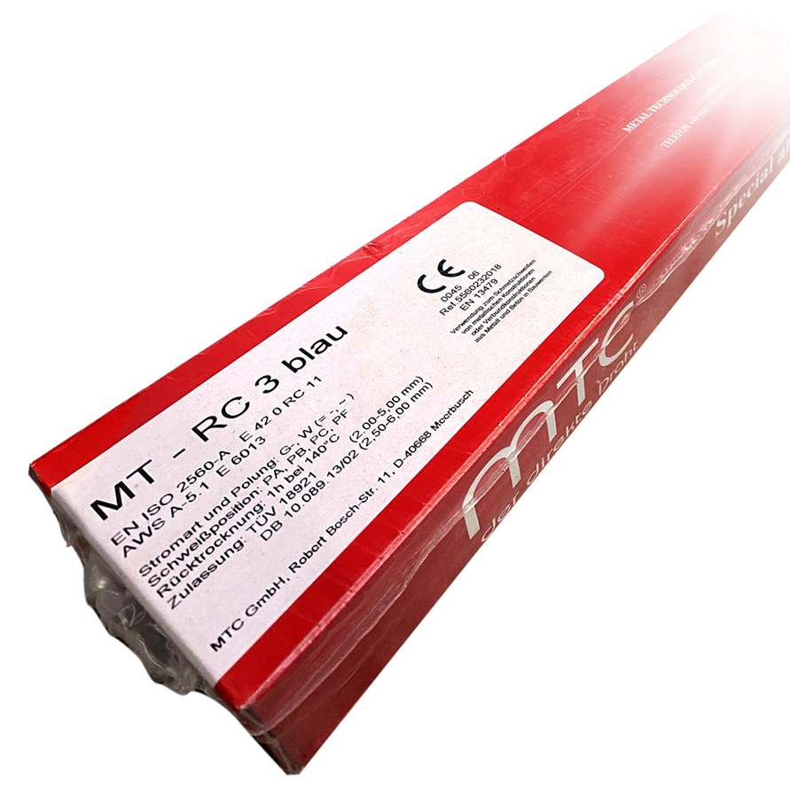 Stabelektrode MT-RC3 blau Ø 2,00 x 300 mm - 3,5 kg Pack Sale - Stabelektrode MT-RC3 blau Ø 2,00 x 300 mm - 2 kg