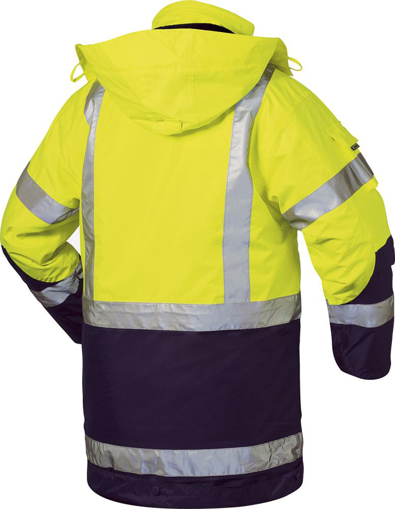 Warnparka Jekyll, Gr. S, gelb/blau