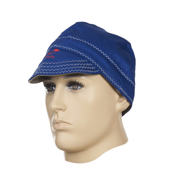 Kopfschutz Cap FireFox blau 59 cm