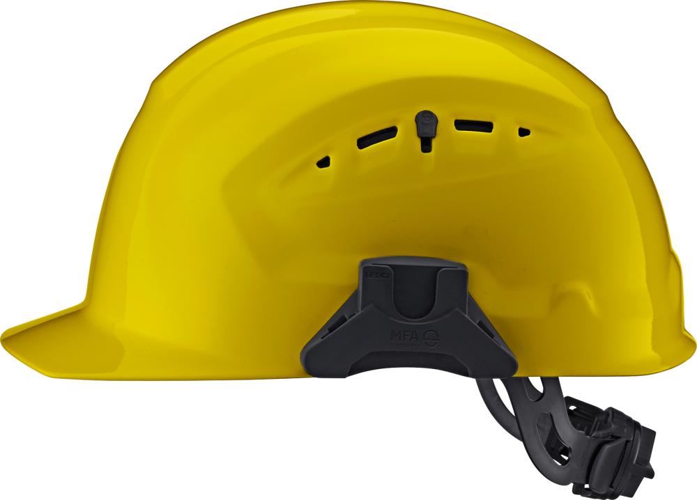 Schutzhelm Cross Electric mit Drehverschluss, gelb