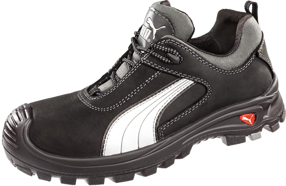 Halbschuh 640720, S3, Gr. 47, schwarz Puma
