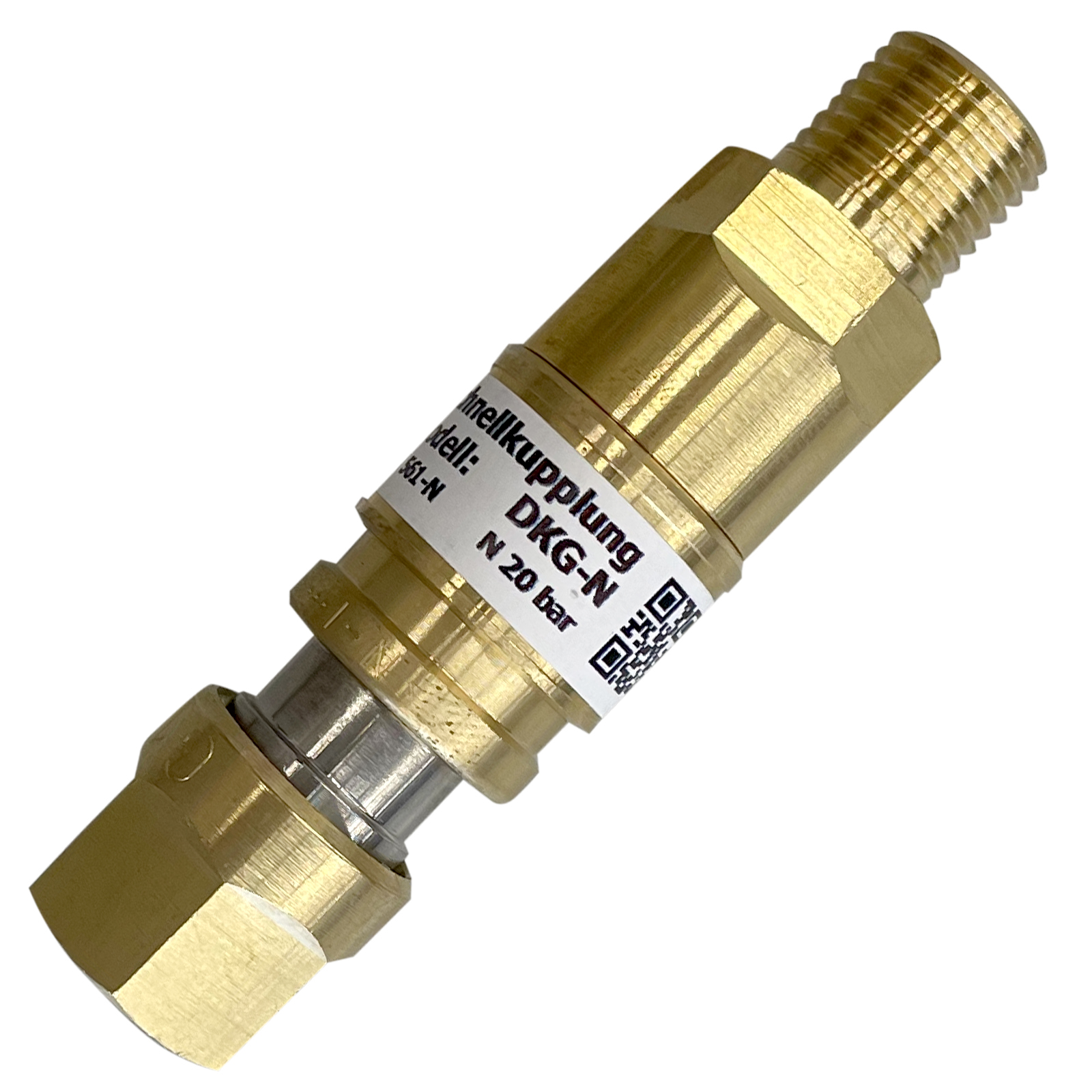 Schlauchkupplung DKG Inertgas G 1/4 RH