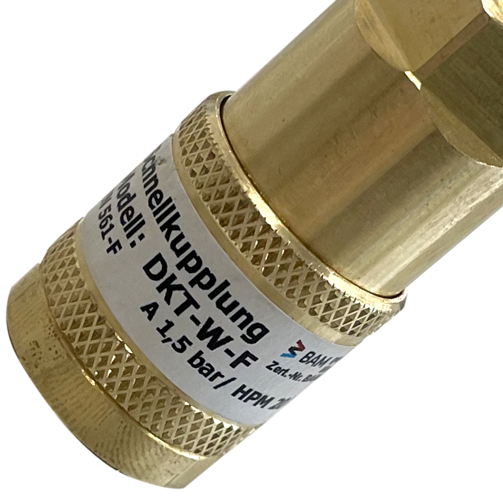 Schlauchkupplung DKT-W Brenngas 6,3 mm