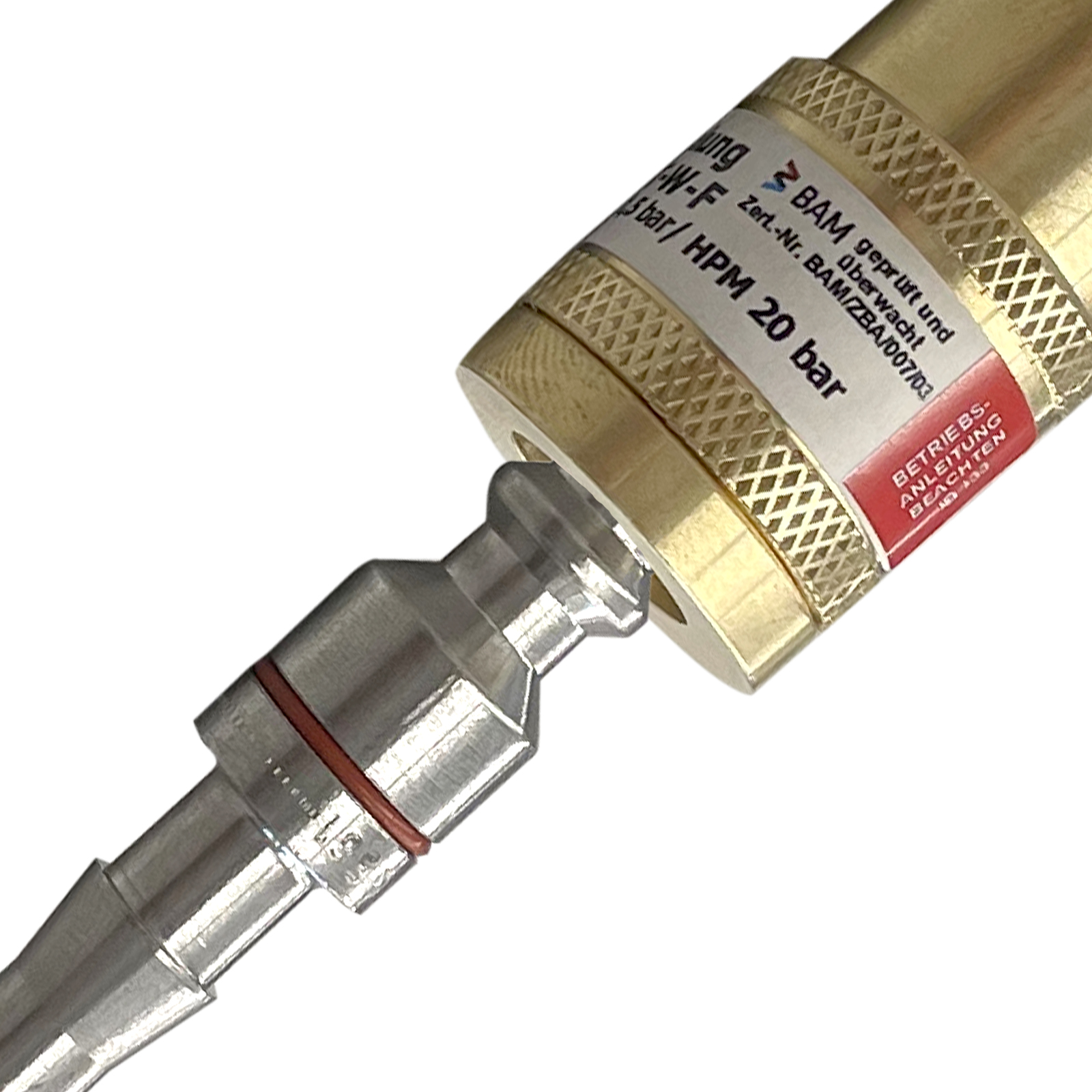 Schlauchkupplung DKT-W Brenngas 6,3 mm