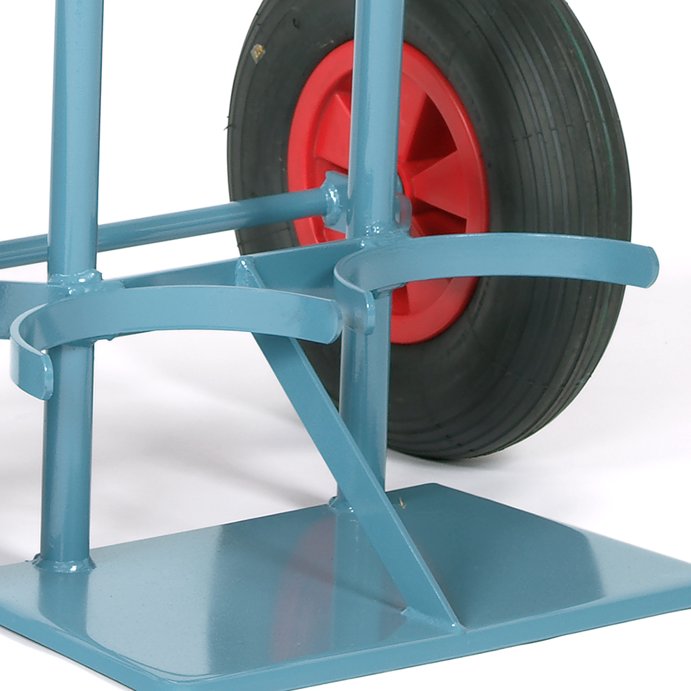 Stahlflaschenwagen für 2 Flaschen, 1 x 50 Liter, 1 x 33 kg Propan