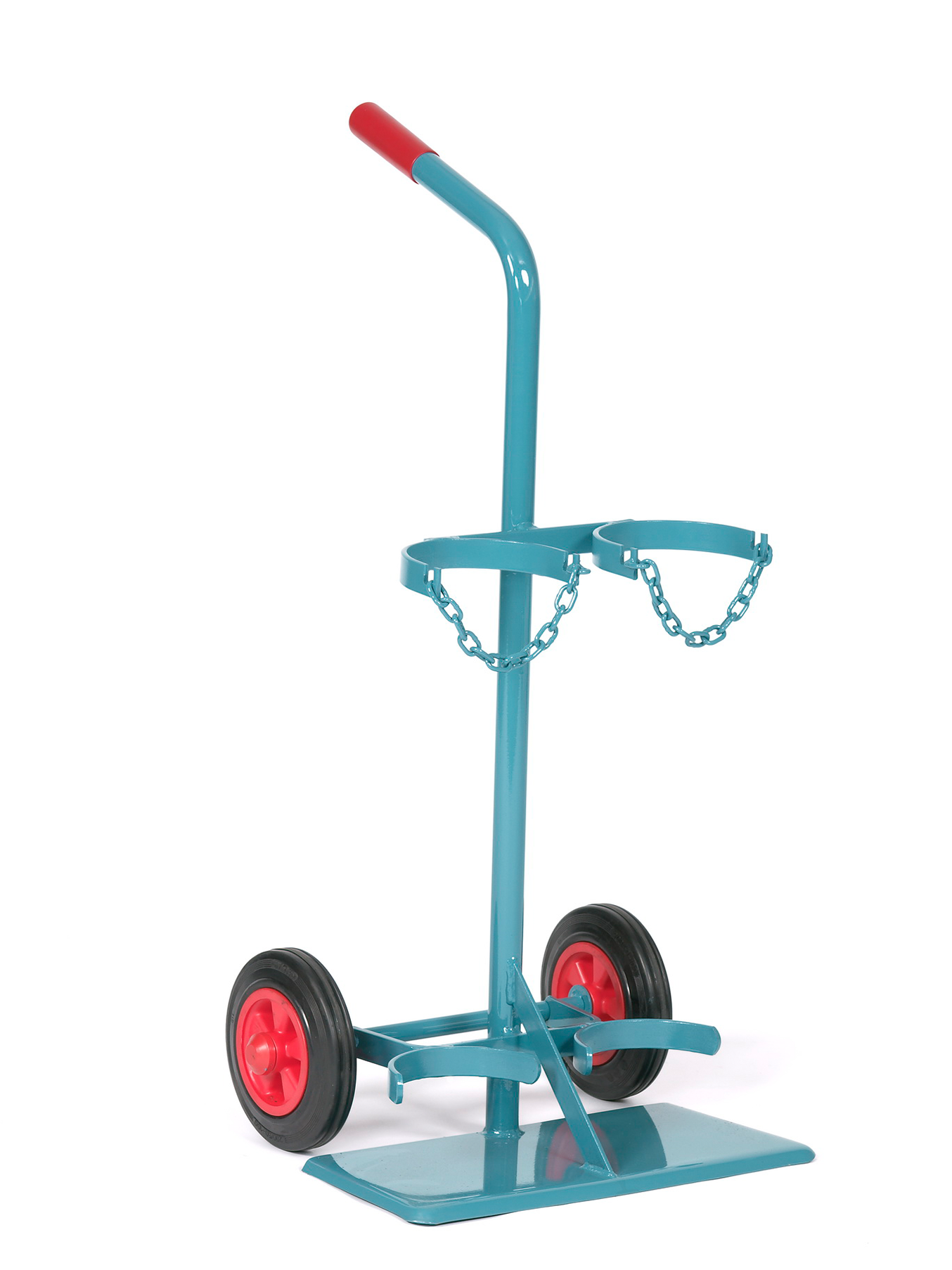 Stahlflaschenwagen für 2 Flaschen, 20 l / 11 kg Propan - F 718