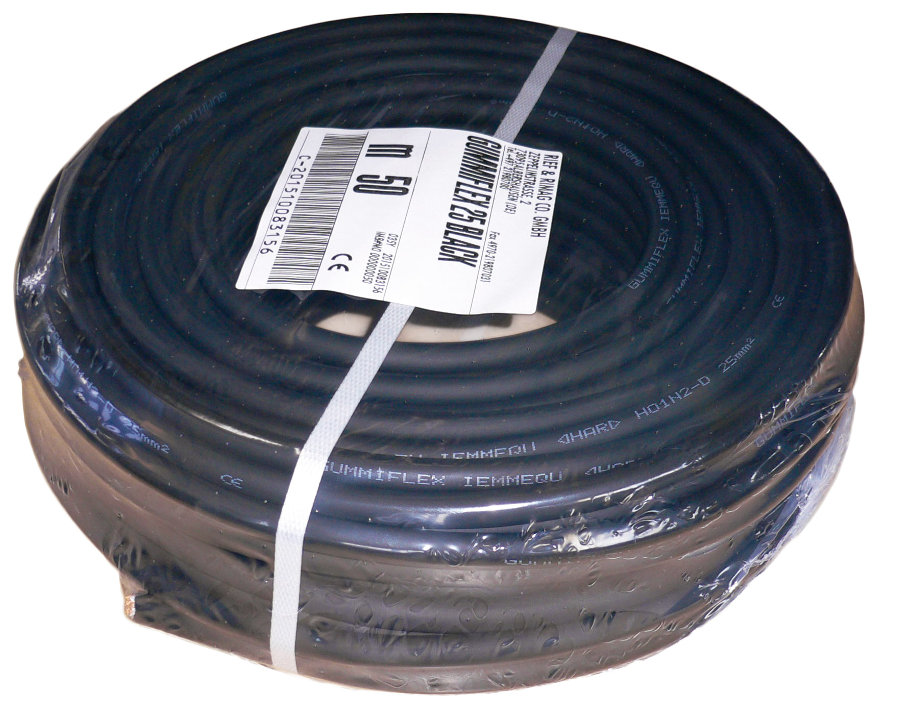 Schweißkabel H01N2-D Neopren - 1 m - 50 mm²