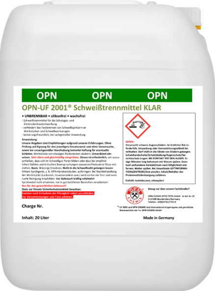 OPN Schweißtrennmittel UF2001 - Kanister