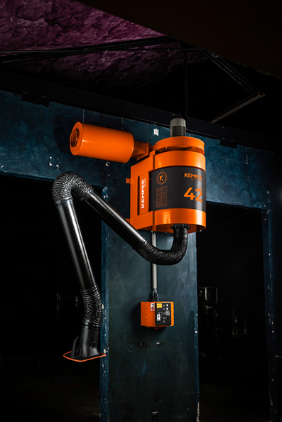 Kemper MaxiFil Absauggerät stationär, Rohrausführung 4 m Arm