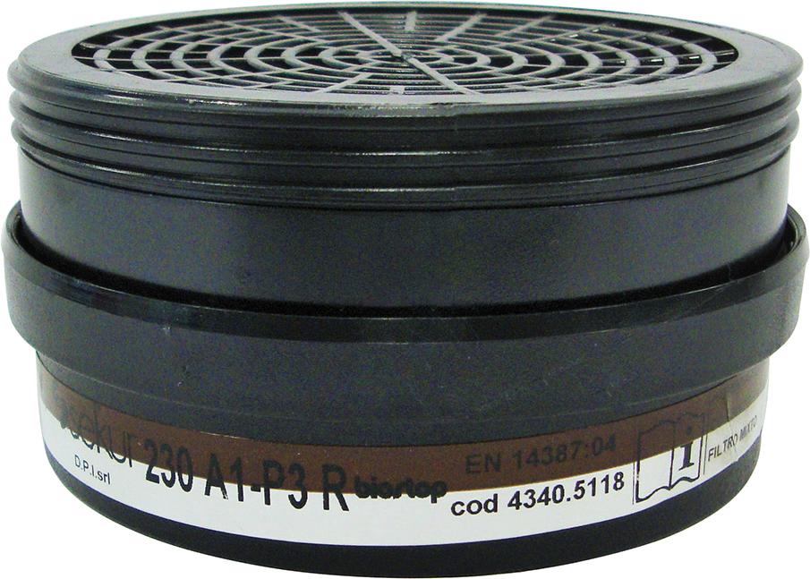 Filter 230, A1-P3R D f.Polimask 230 (Pck. a 2 St)