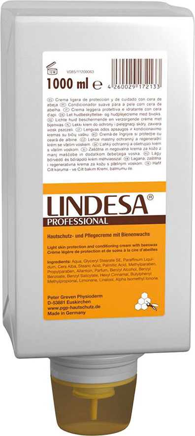 Hautschutzpflege Lindesa 1000 ml Varioflasche