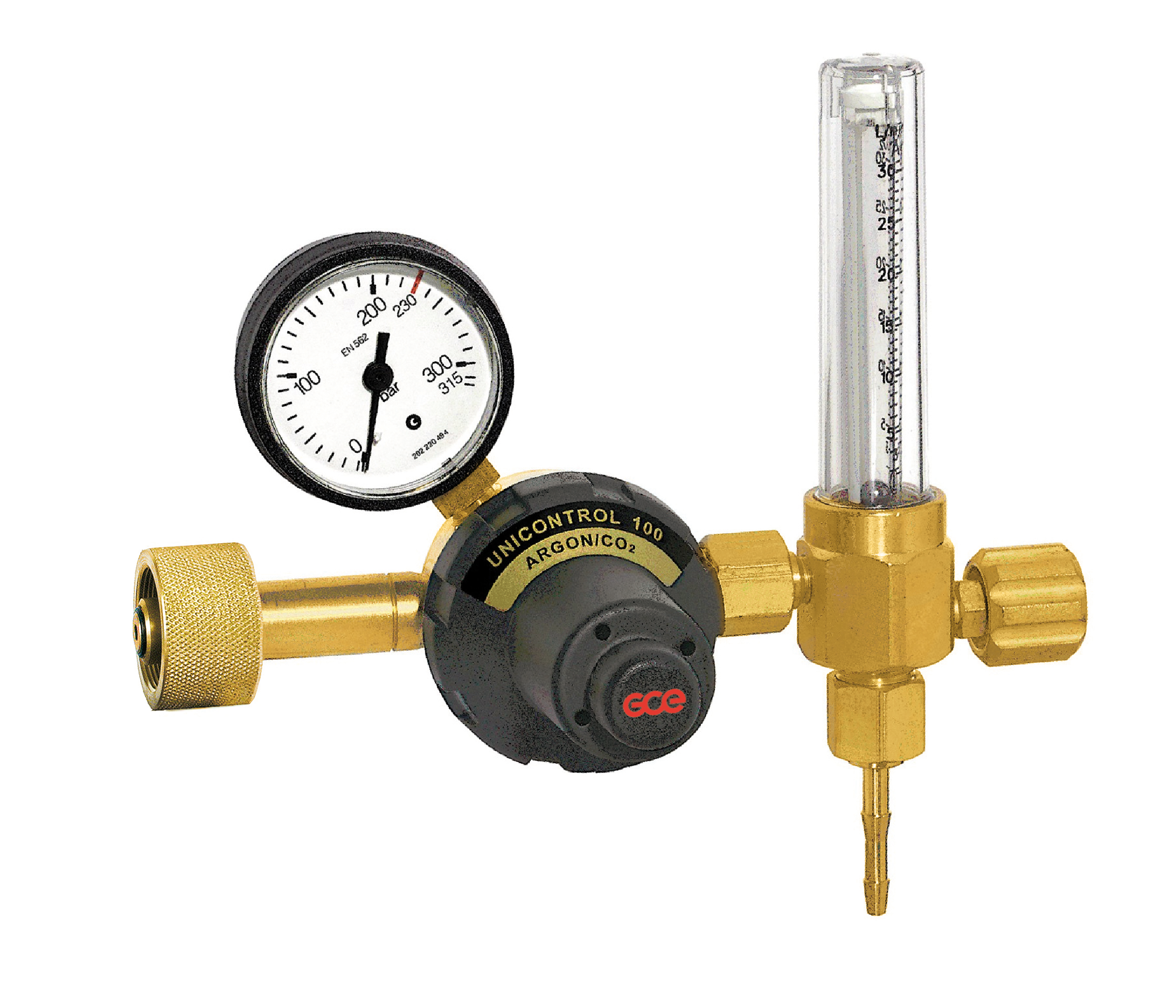 Druckminderer UNICONTROL Argon/CO2 200 bar - 30l/min Druckminderer UNICONTROL Argon/CO2 200 bar - 30l/min
