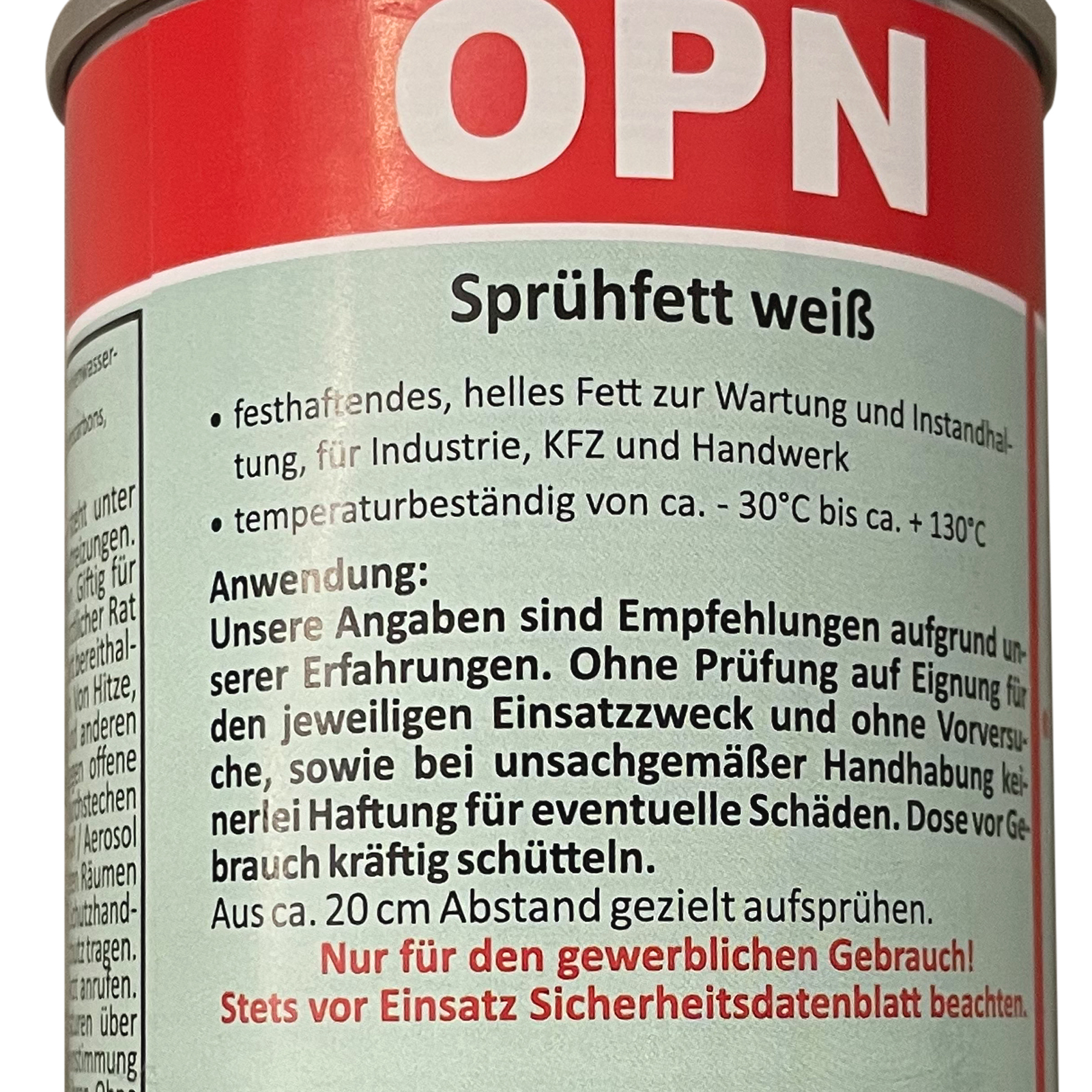OPN Sprühfett weiß 400 ml