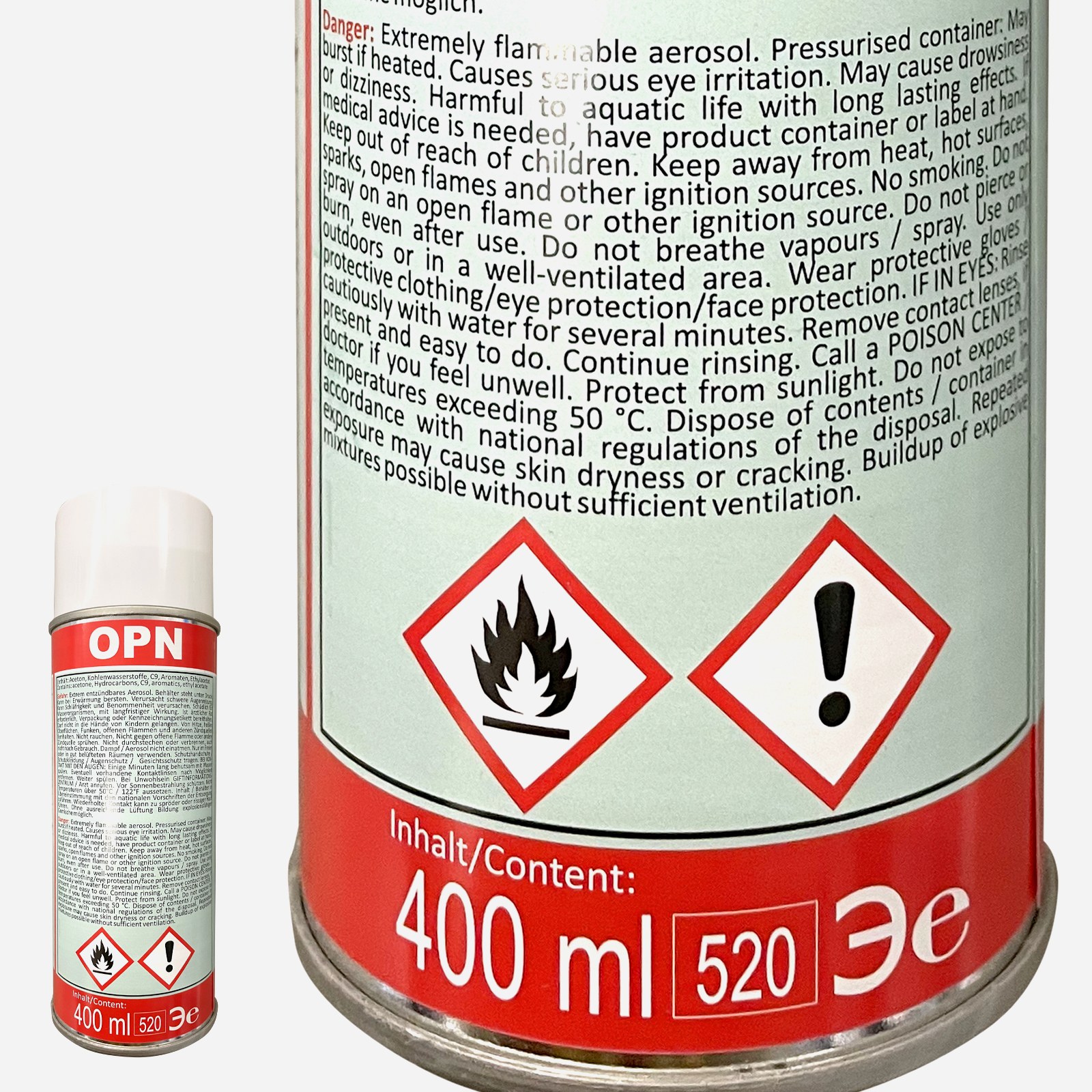 OPN Zinkausbesserungsspray hochabriebfest silber-hell 400 ml